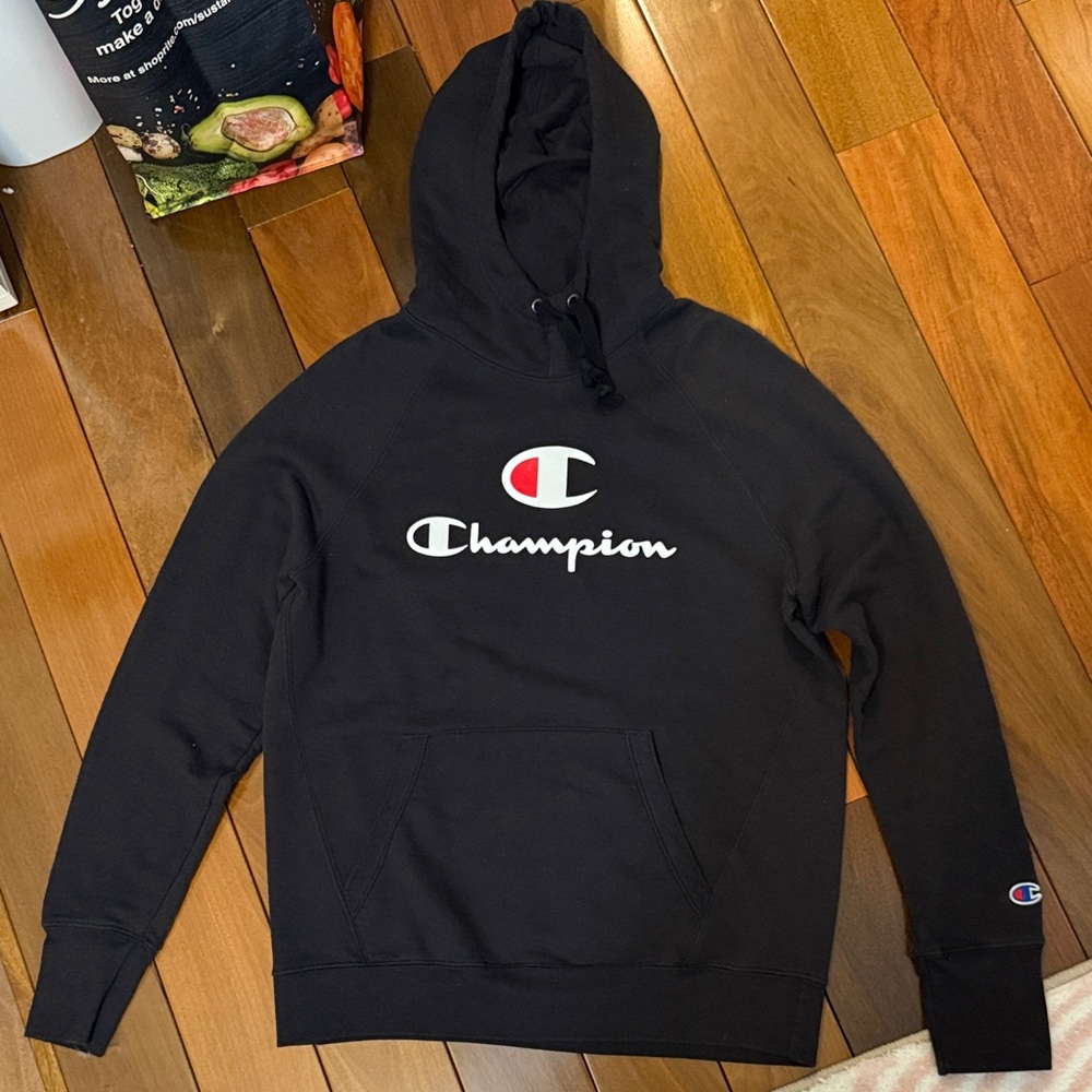 Champion Black Pullover Hoodie